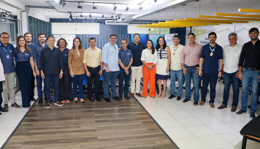 Sebrae Maranhão reuniu representantes da Secretaria de Estado de Indústria e Comércio e das Prefeituras de São Luís, Guimarães e Balsas (Foto: Ascom SEINC)